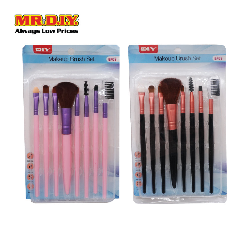 (MR.DIY) Makeup Brush Set (8Pcs)
