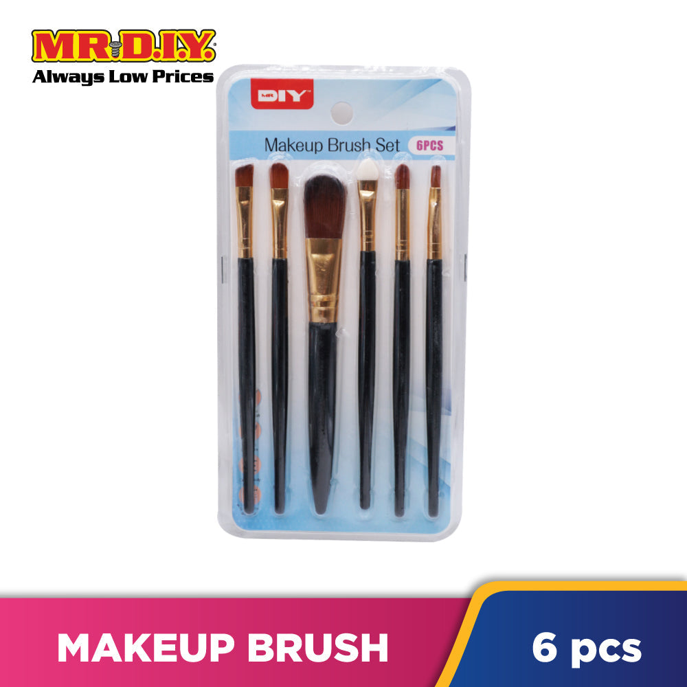 (MR.DIY) Make Up Brush Set (6 pieces)
