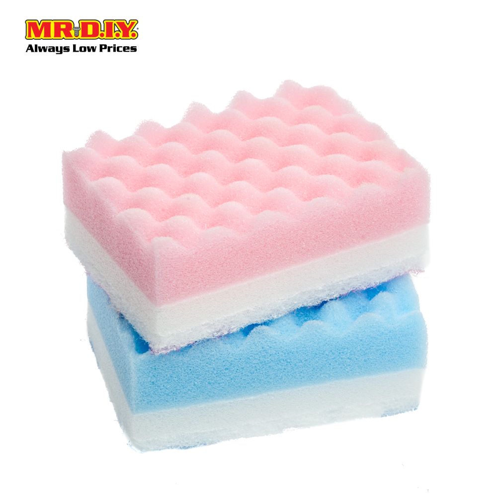 OKS Dual-Sided Soft Sponge Colourful (5pcs)