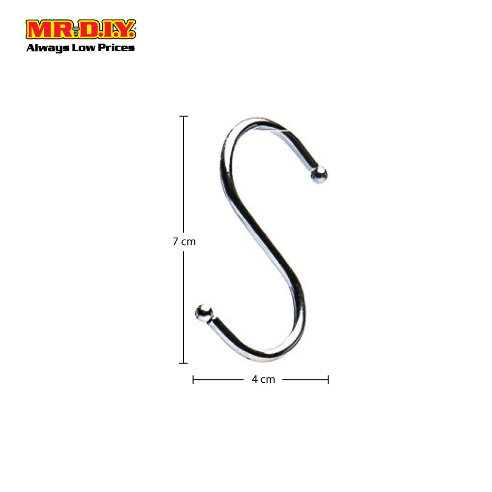 Stainless Steel S Hooks (5 pieces)