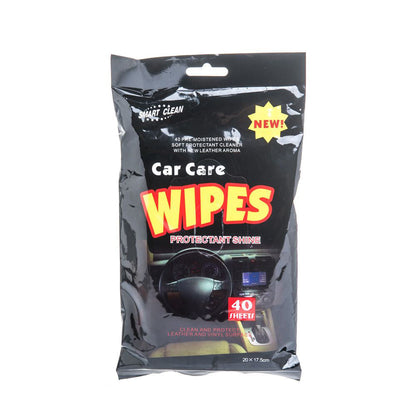 SMART CLEAN Car Care Wipes Pocket Wet Tissue (40pcs)