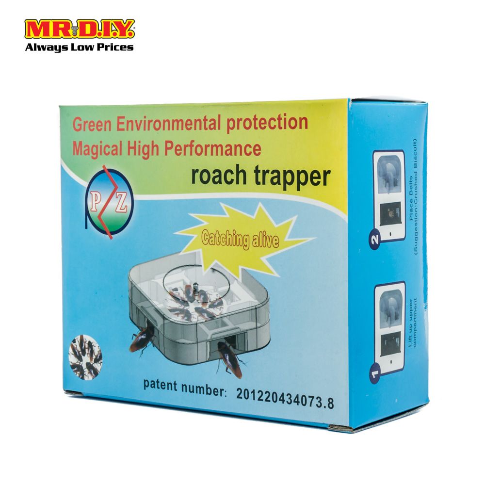 MR.DIY Plastic Reusable and Durable Cockroach Trapper Set