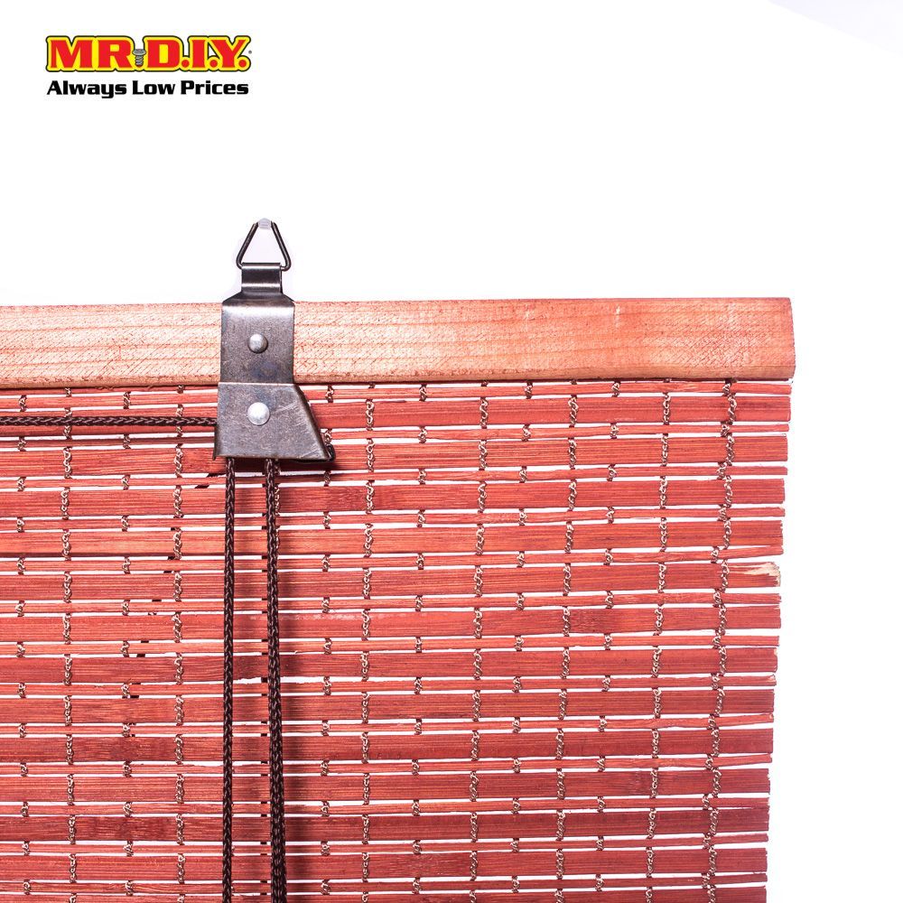 (MR.DIY) Natural Bamboo Roll-Up Blinds (90x50cm)