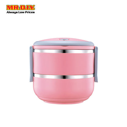(MR.DIY) Premium Stainless Steel Double Layer Lunch Box