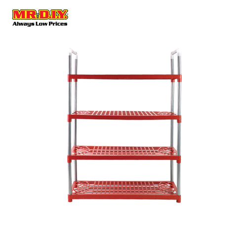 High Quality 4 Tier Plastic Shoe Shelf 1620