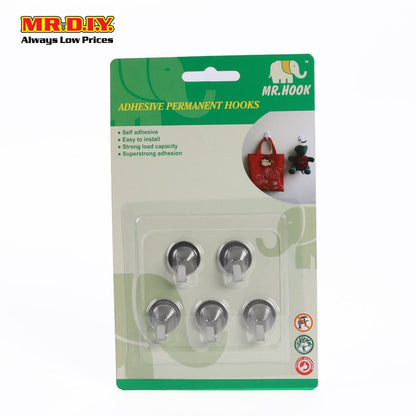 MR HOOK Adhesive Permanent Hooks HT09