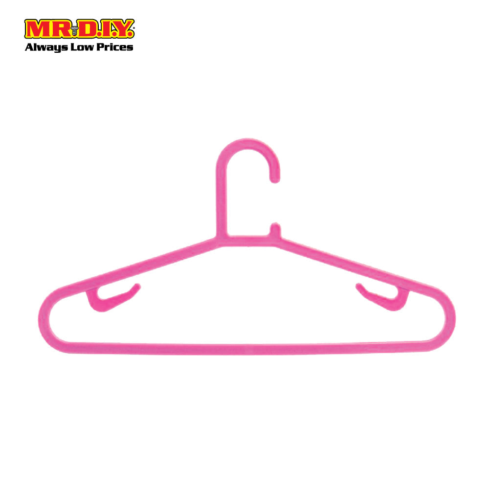 (MR.DIY) S-FRONT Dazzle Colour Plastic Hangers (6pcs)