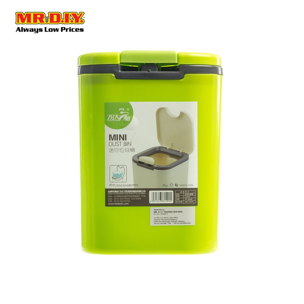 (MR.DIY) Mini Dustbin 2L