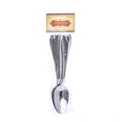 (MR.DIY) Premium High-Quality Stainless Steel Durable Extra Thick Spoons (6pcs)
