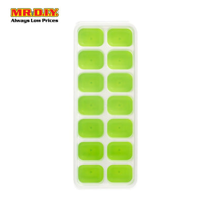 (MR.DIY) Plastic Ice Cube Tray Container with Lid (1pc)