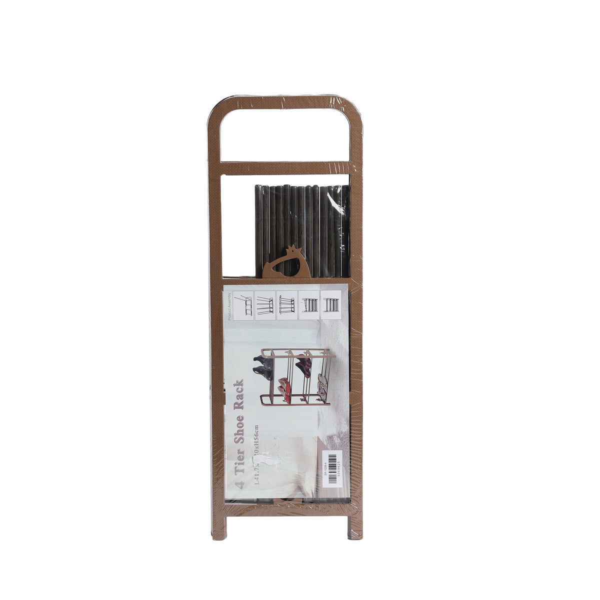 (MR.DIY) 4-Tier Organizer Shoe Rack (41cm x 56cm)