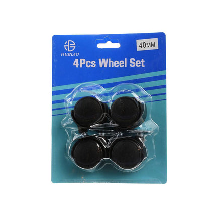(MR.DIY)  Caster Trolley Wheel Set 40mm (4 pcs)