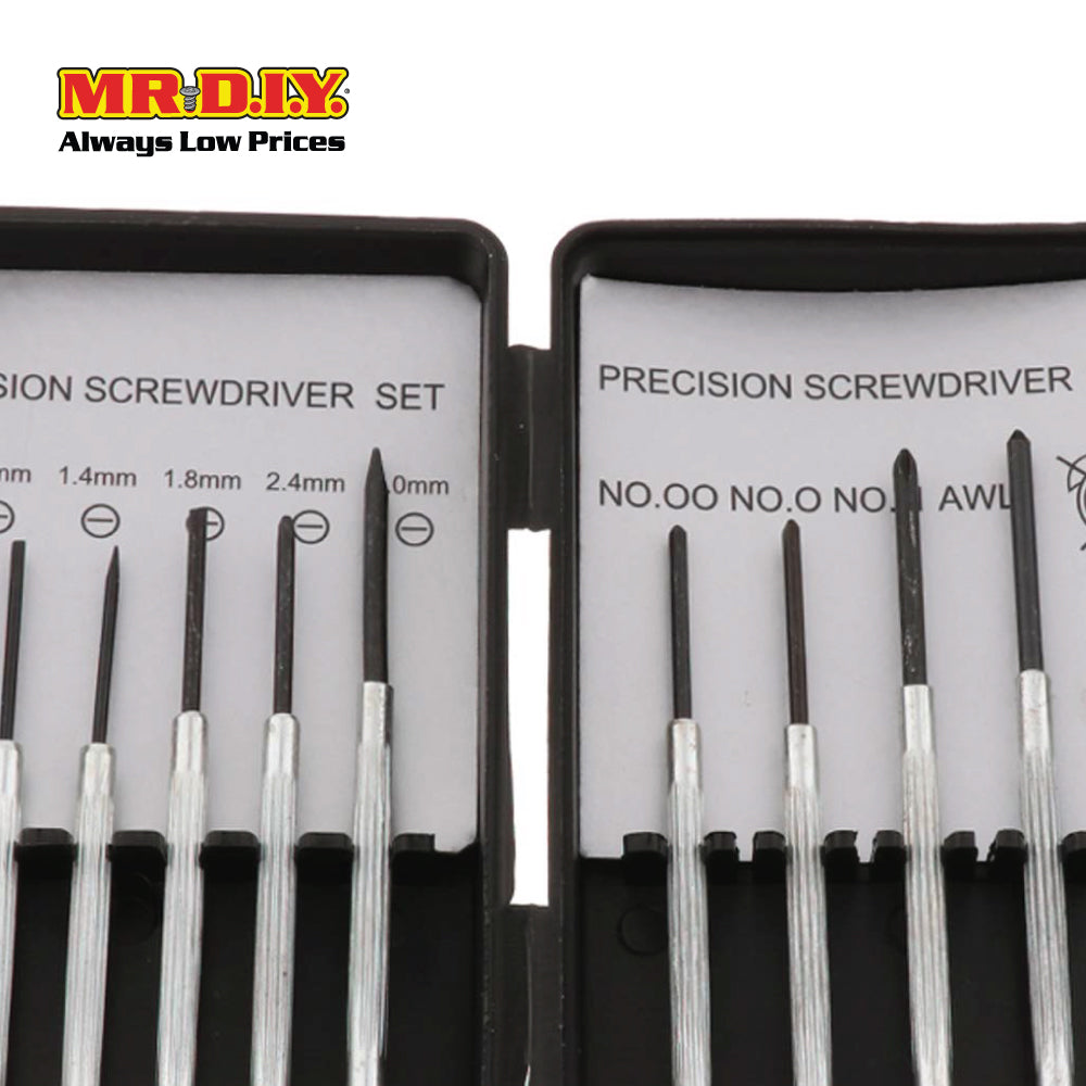 (MR.DIY) Precision Screwdriver Set ( 11pcs )