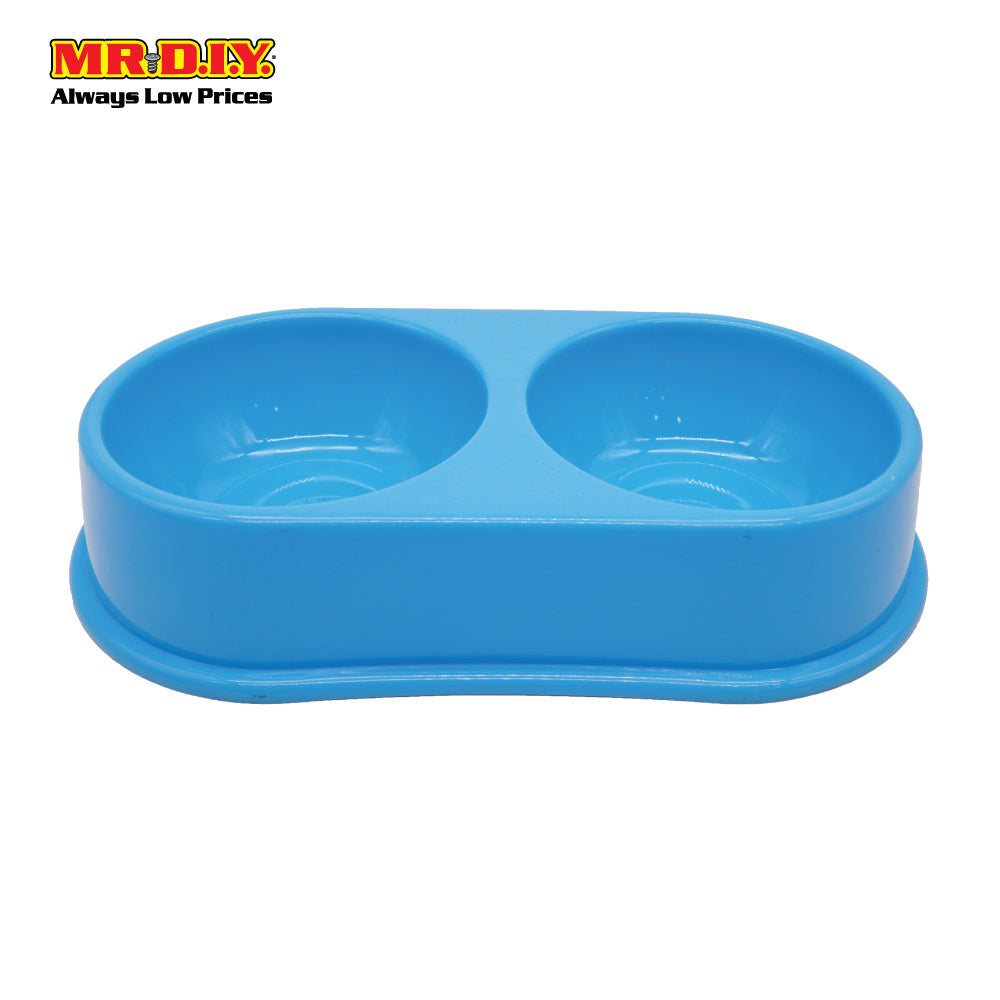 (MR.DIY) Plastic Pet Double Bowl
