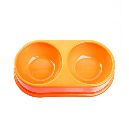 (MR.DIY) Plastic Pet Double Bowl