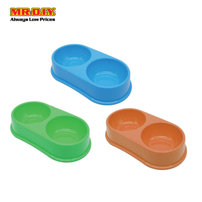 (MR.DIY) Plastic Pet Double Bowl