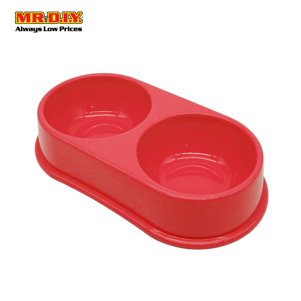 (MR.DIY) Plastic Pet Double Bowl