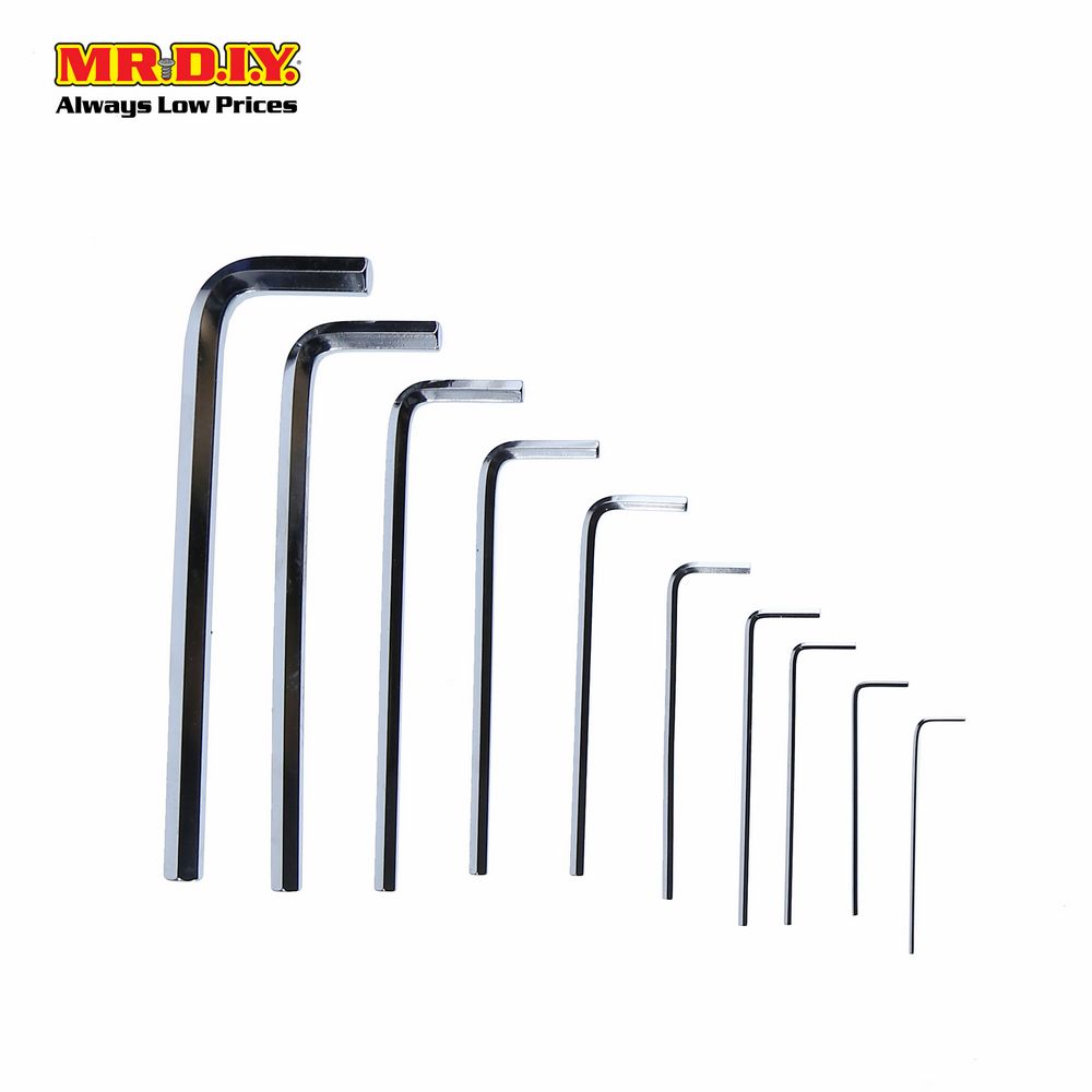 HOTAK Metric Hex Key Set (10pcs)