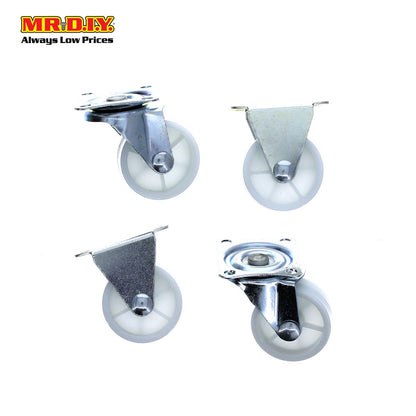 (MR.DIY) Caster Trolley Wheel Set 1.5'' (4 pcs)