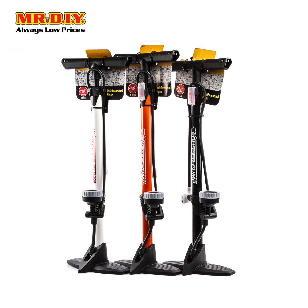 BUSTER Multifunctional Manual Hand Air Pump With Scale And Adaptors - 6432B