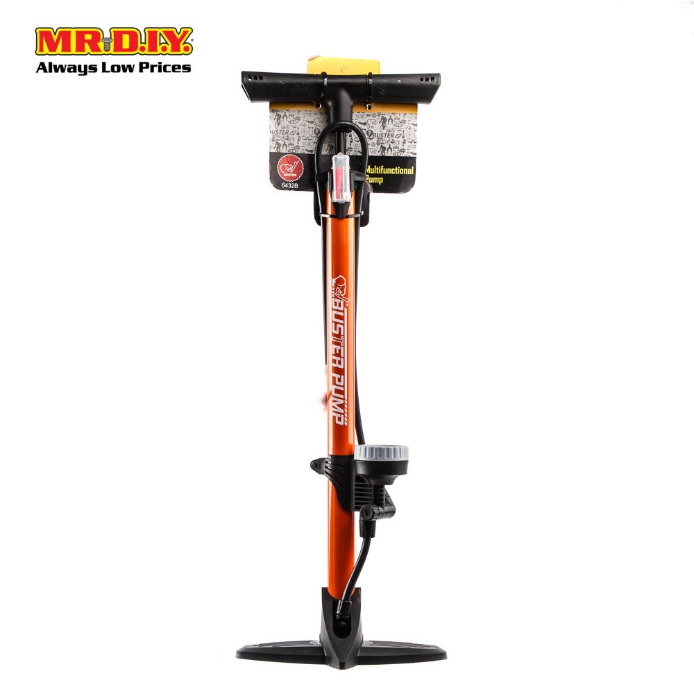 BUSTER Multifunctional Manual Hand Air Pump With Scale And Adaptors - 6432B