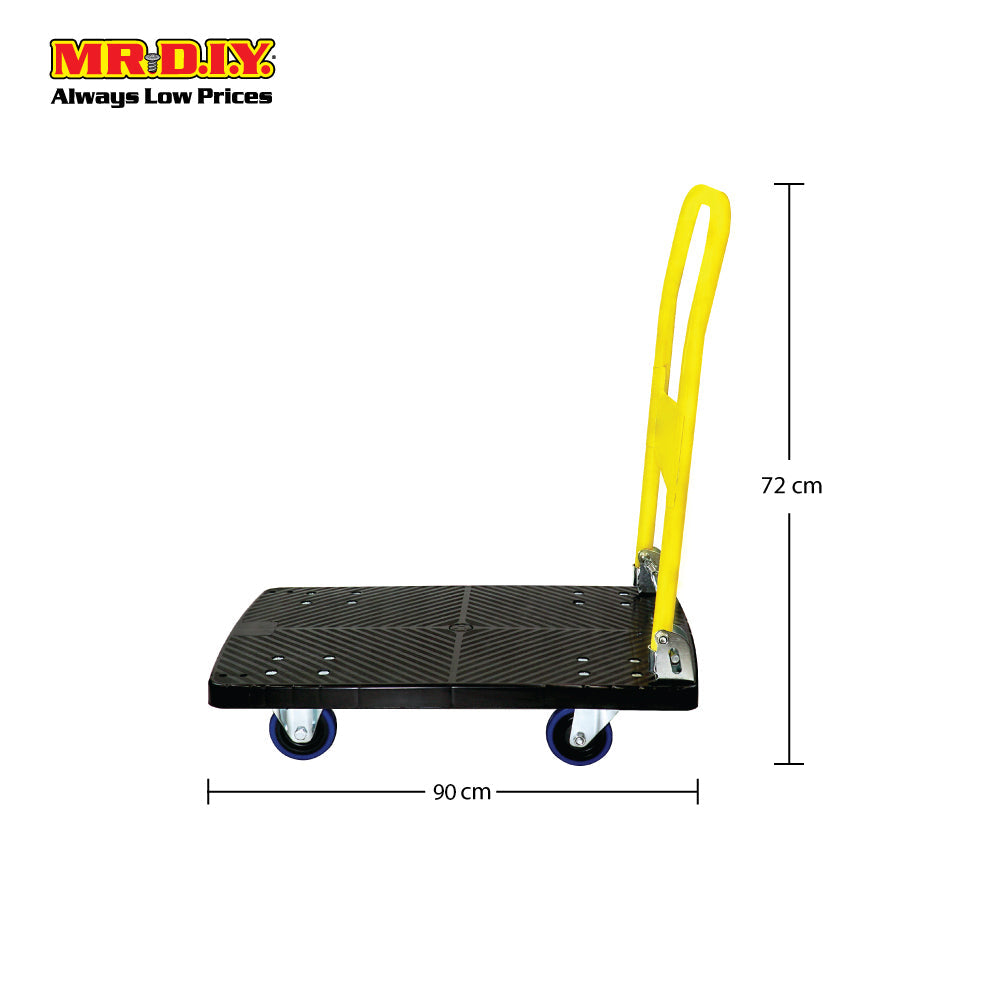 (MR.DIY) Foldable PVC Platform Hand Truck Trolley (90cm x 72cm)
