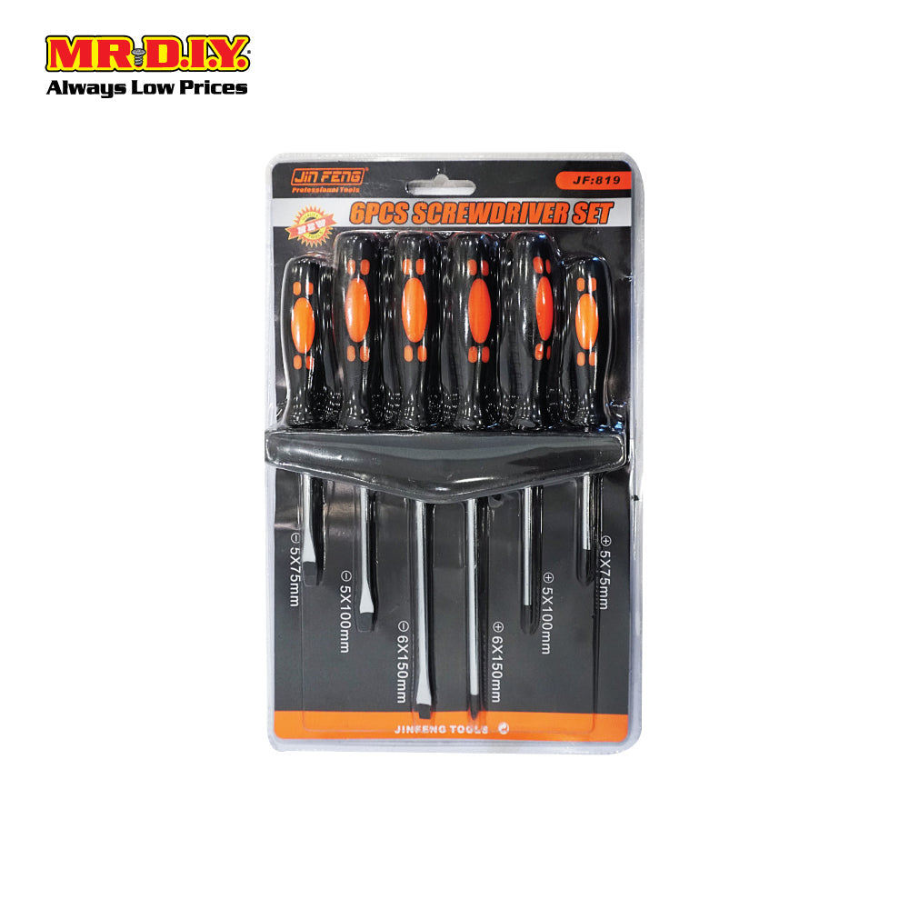 JINFENG 6 In 1 Multi-size Screwdriver set