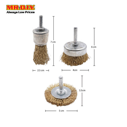 JINFENG Multi-use Steel Wire Brush Set (3pcs)
