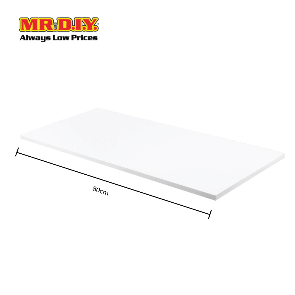 MR.DIY) White Pb Wood Board (80cm x 20cm)