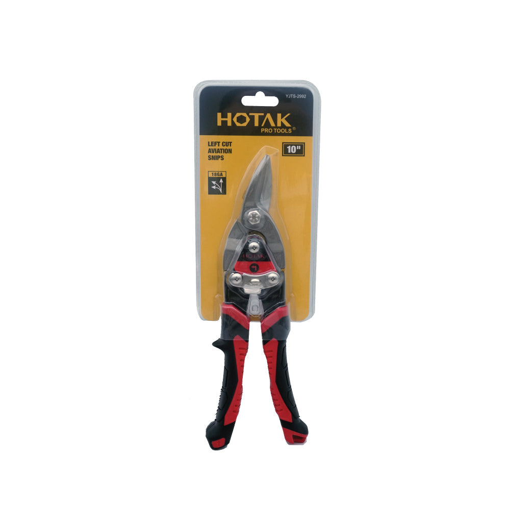 HOTAK Left Cut Aviation Snips 10 inch