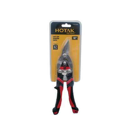 HOTAK Left Cut Aviation Snips 10 inch