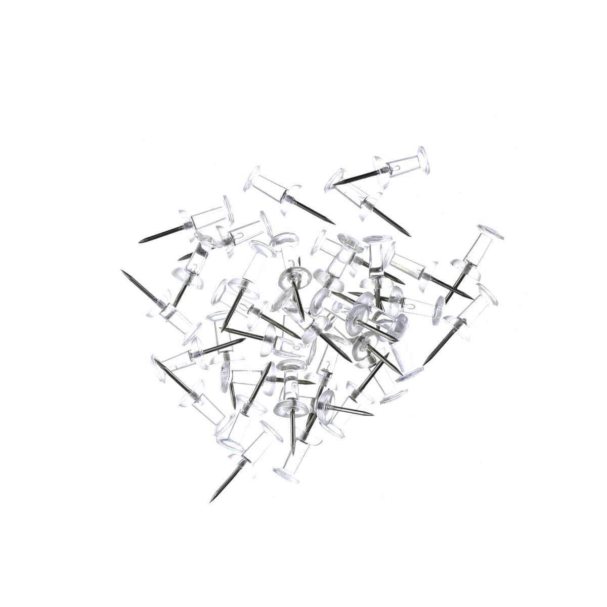 HONG YUE Plastic Transparent Head Push Pin (40 pcs)