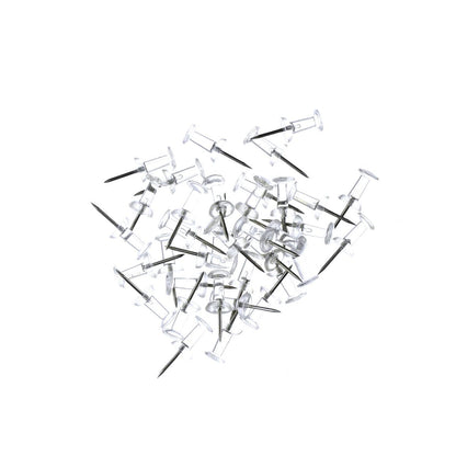 HONG YUE Plastic Transparent Head Push Pin (40 pcs)
