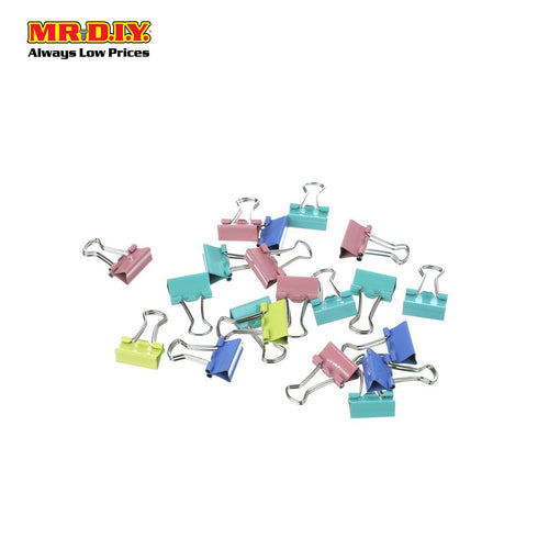 (MR.DIY) Mini Office School Stationery Spring Color Clips (20pcs)