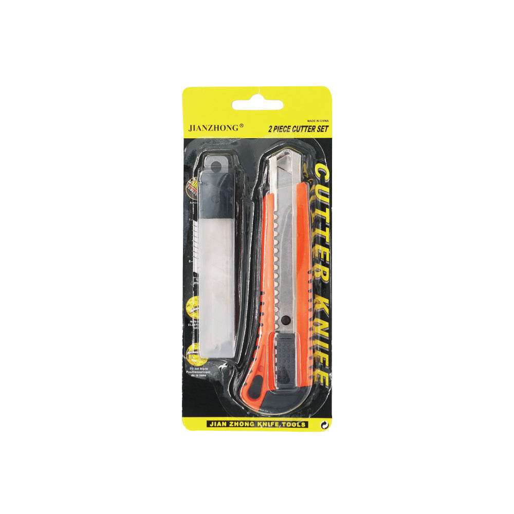 (MR.DIY) Knife with Cutter Blade Set (5pcs)