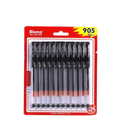 (MR.DIY) Bloma Black Gel Ink Pen 0.5mm (12 pcs)