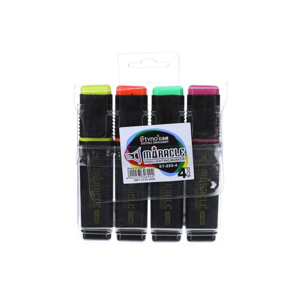 (MR.DIY) Miracle Highlighter Marker (4pcs)