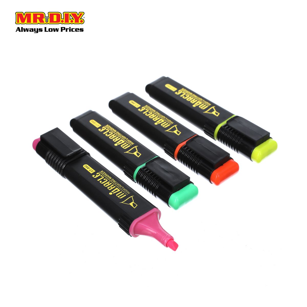 (MR.DIY) Miracle Highlighter Marker (4pcs)