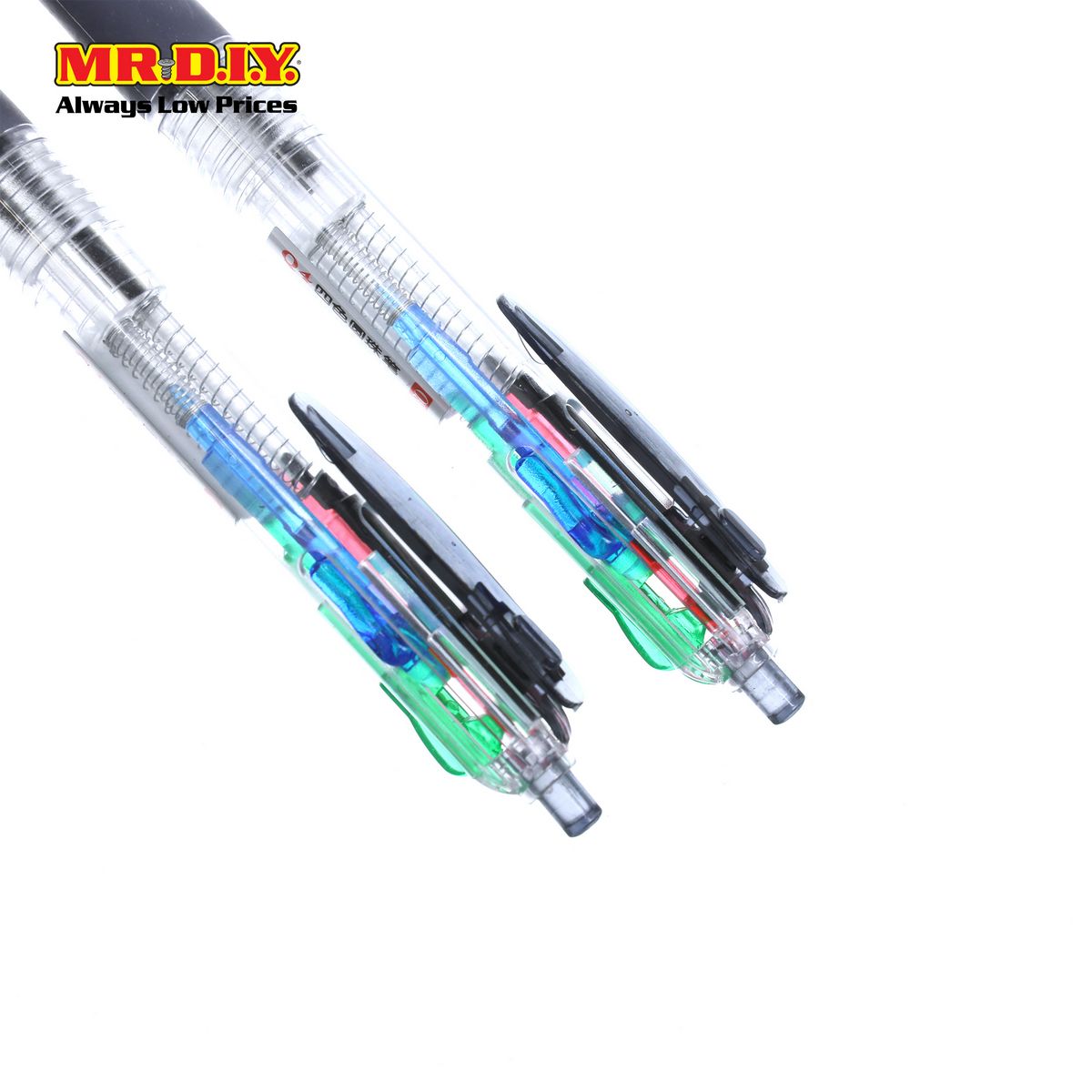 (MR.DIY) 4 in 1 Colour Pen Q4 (2pcs)