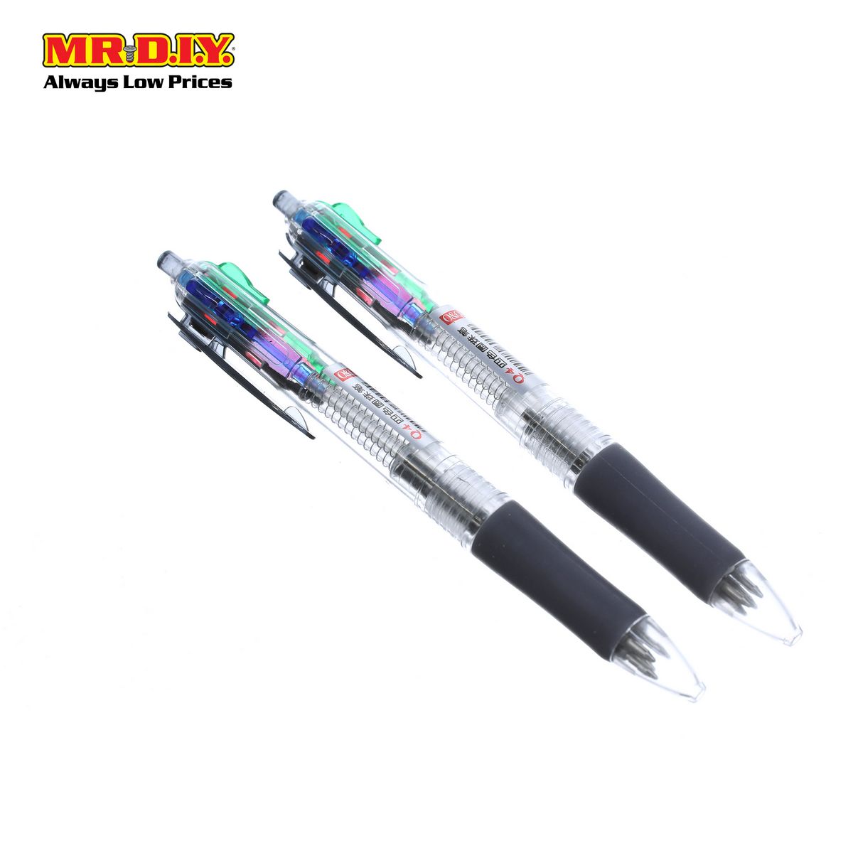 (MR.DIY) 4 in 1 Colour Pen Q4 (2pcs)