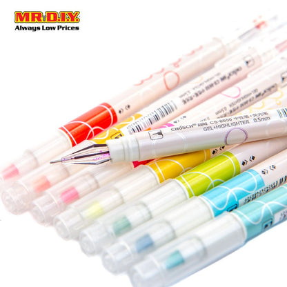 Double Sided Gel Pen and Highlighter
