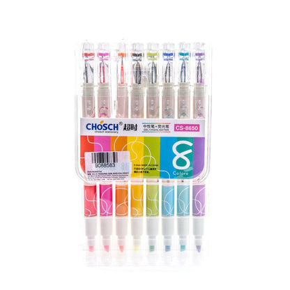 Double Sided Gel Pen and Highlighter