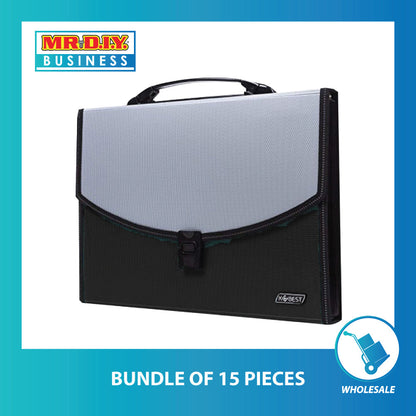 KOBEST 12 Pockets A4 Document File Folder Bag