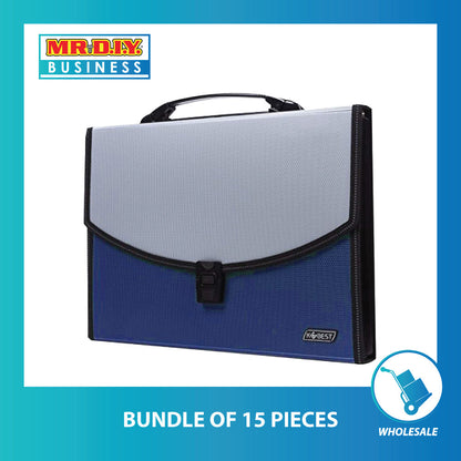 KOBEST 12 Pockets A4 Document File Folder Bag