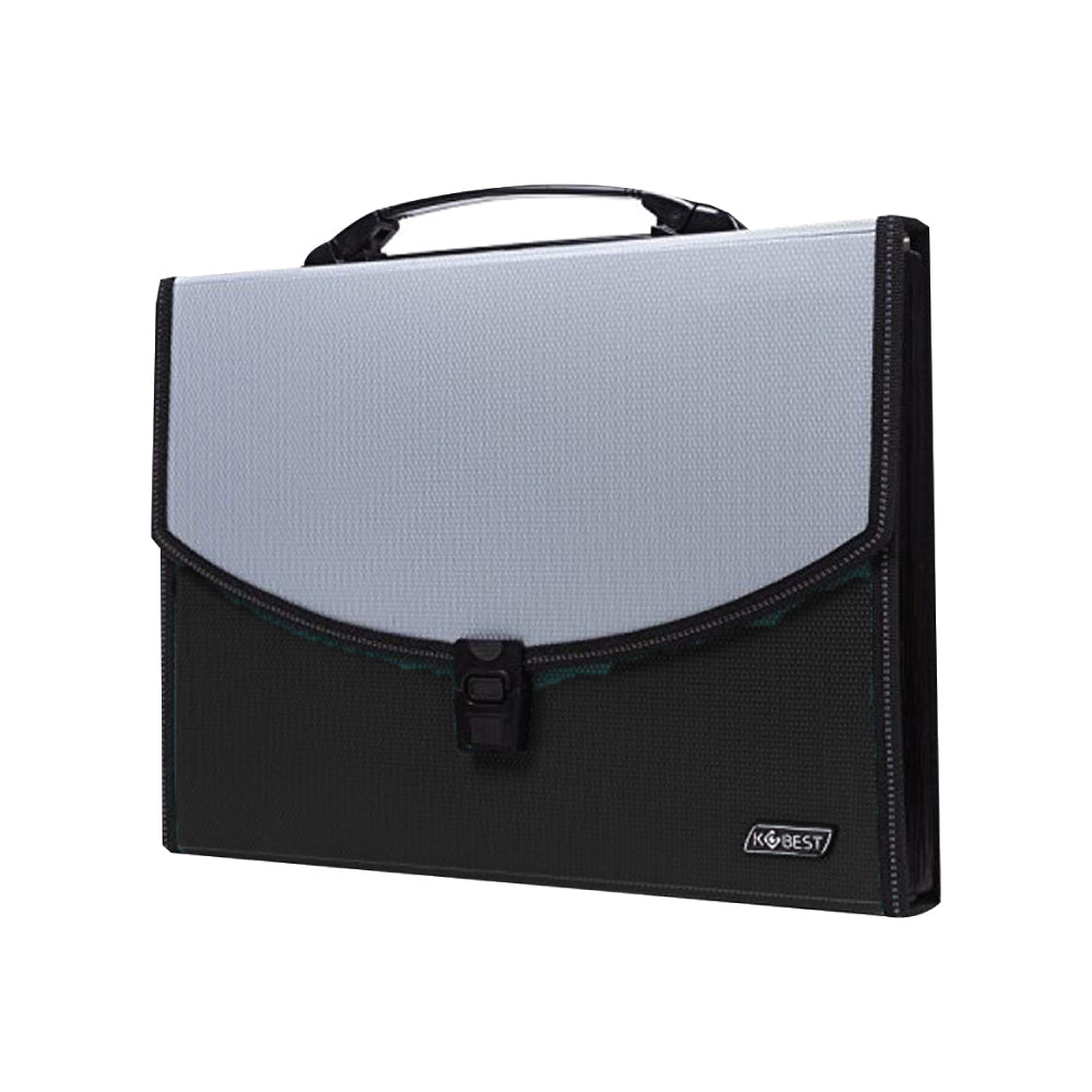 KOBEST 12 Pockets A4 Document File Folder Bag