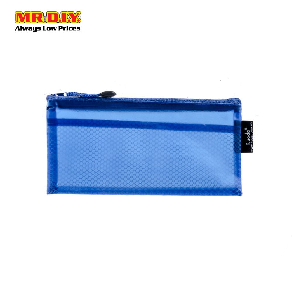 (MR.DIY) KUODA Neon Colour PVC Pencil Case (22cm x 11cm)