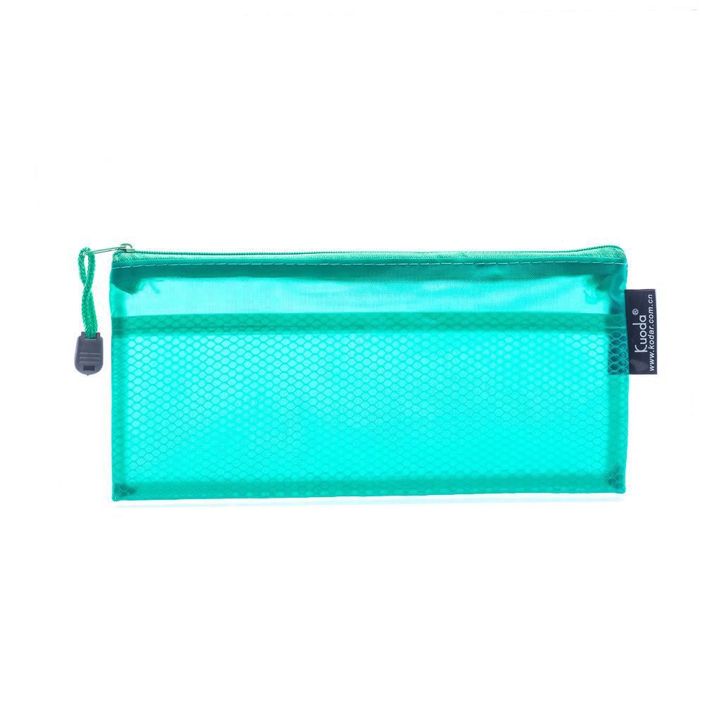 (MR.DIY) KUODA Neon Colour PVC Pencil Case (22cm x 11cm)