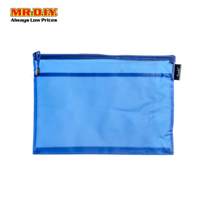 KUODA Translucent Zipper Plastic A4 Document Bag (1pc)