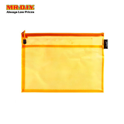KUODA Translucent Zipper Plastic A4 Document Bag (1pc)