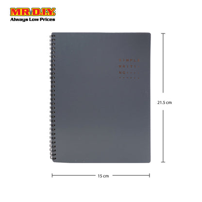 JINGU Simple Writing 25K Double Ring A5 Notebook 5857